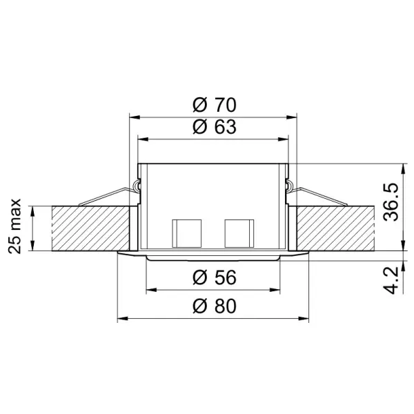 Датчик руху Finder 5-350лк 10с-12хв 360°/110° (183182300000) - фото №2