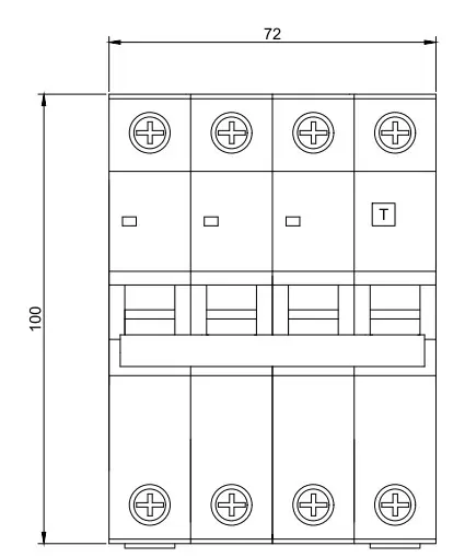 Автомат захисного відключення Promfactor FAP1-AC "C" 25А/0,03A 4P 6кА (FAP01C250304AC) - фото №2 Автомат захисного відключення Promfactor FAP1-AC "C" 25А/0,03A 4P 6кА (FAP01C250304AC) - фото №2