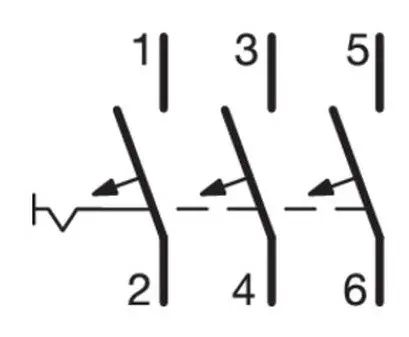 Автоматичний вимикач NDN363 (3p, D, 63А) Hager - фото №1