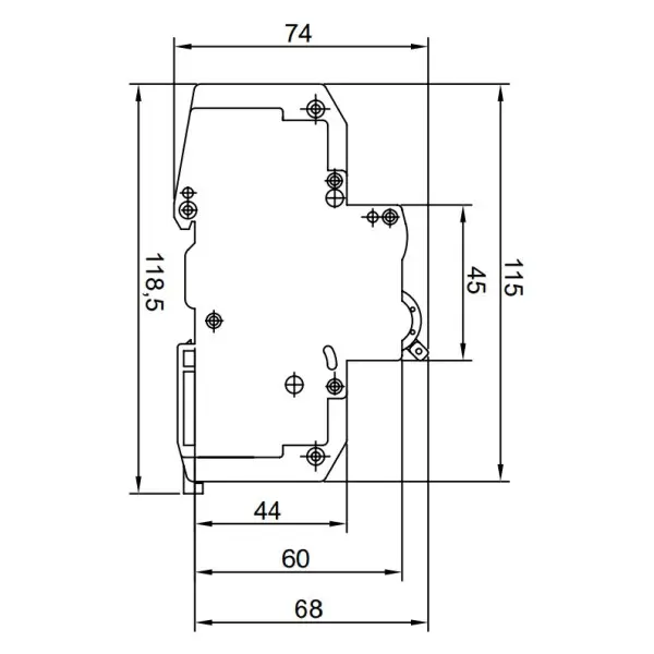 Автомат с независимым расцепителем SEZ 121 C 125А VC (PR121C125А+VC) - фото №1 Автомат с независимым расцепителем SEZ 121 C 125А VC (PR121C125А+VC) - фото №1