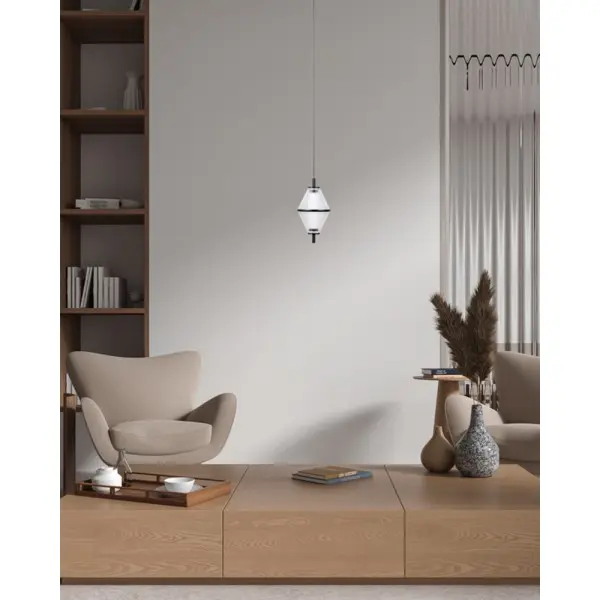 Подвесной светильник, люстра Italux PND-34395-1-BK Fuente LED 1x5W 3000K 422Lm IP20 черный - фото №1 Подвесной светильник, люстра Italux PND-34395-1-BK Fuente LED 1x5W 3000K 422Lm IP20 черный - фото №1