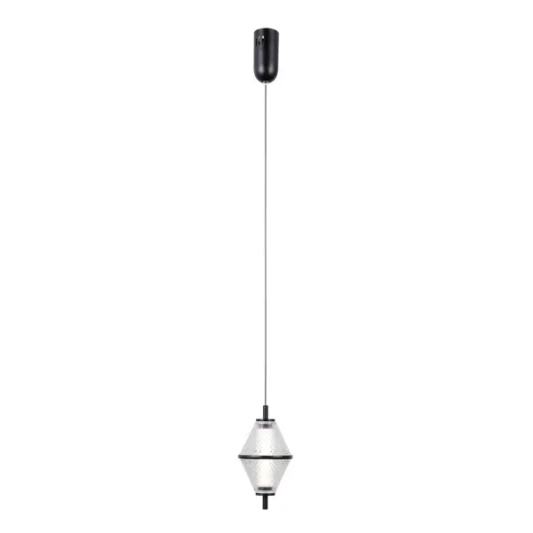 Подвесной светильник, люстра Italux PND-34395-1-BK Fuente LED 1x5W 3000K 422Lm IP20 черный - фото №2 Подвесной светильник, люстра Italux PND-34395-1-BK Fuente LED 1x5W 3000K 422Lm IP20 черный - фото №2