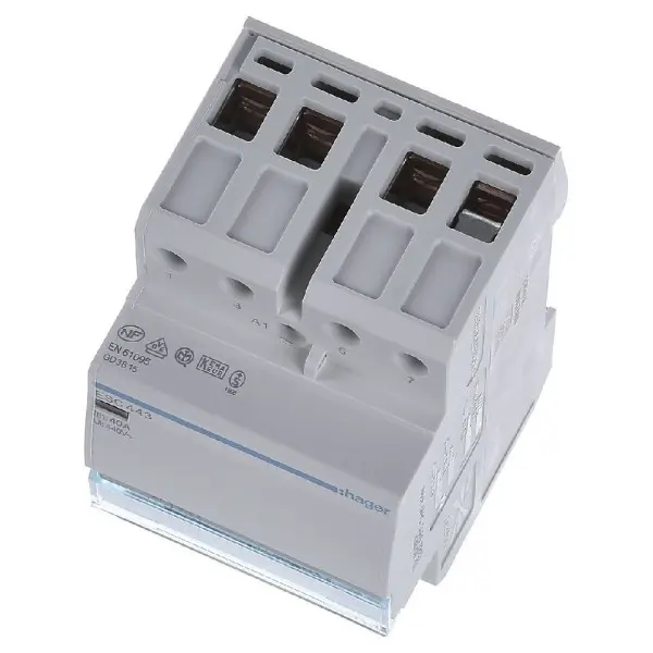 Контактор 40A ESC443 (3НТ+1НЗ, 230В) 3м Hager - фото №4