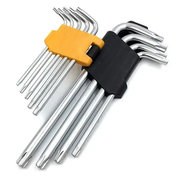Комплект ключей Tolsen (20056) Torx Т10-Т50 (9шт) Комплект ключей Tolsen (20056) Torx Т10-Т50 (9шт)