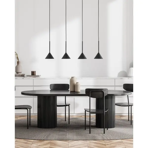 Подвесной светильник, люстра TK Lighting 10305 Cono Mini GU10 4x10W IP20 черный - фото №1