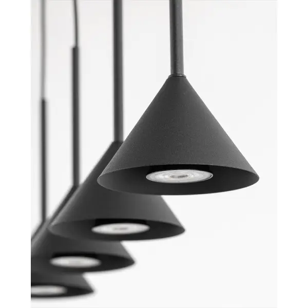 Подвесной светильник, люстра TK Lighting 10305 Cono Mini GU10 4x10W IP20 черный - фото №3