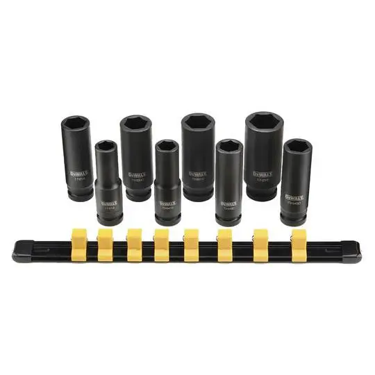 Набір ударних голівок DeWALT DWMT86090-0 8 предметів Набір ударних голівок DeWALT DWMT86090-0 8 предметів