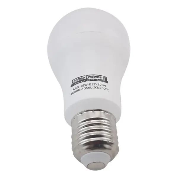 Светодиодная лампа TNSy LED ElectroGurt-A60-15W-E27-220V-4000K-1350L ICCD (TNSy5000042) - фото №1
