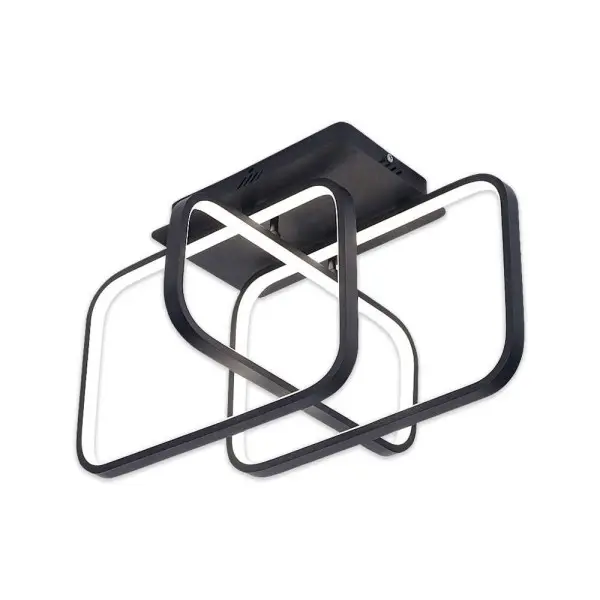Світильник LED smart FIGARO +пульт 90W 3000-5000K IP20 чорний Violux ( 220855 )