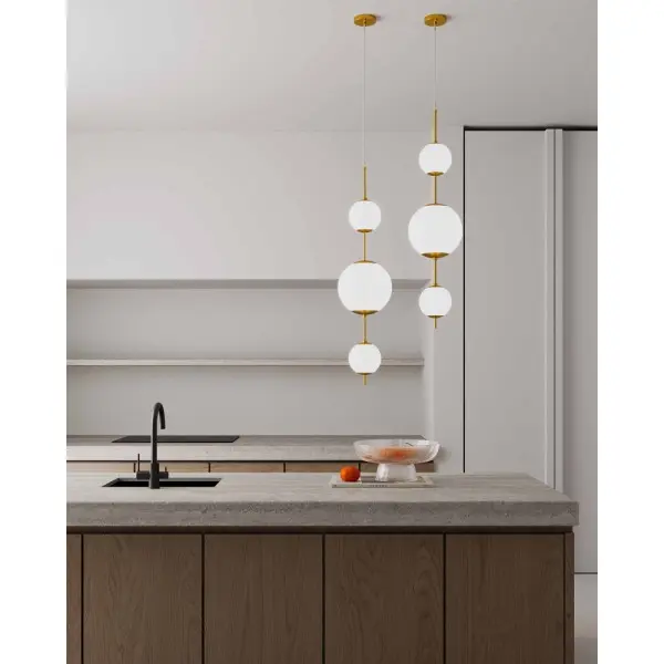 Подвесной светильник, люстра Pikart 24905-1 Bubbles 1 LED 1x10W 3000K IP20 латунный - фото №3
