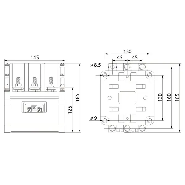 Магнитный пускатель Promfactor FC-6/265А 4NO+2NC AC400В (FC60265400) - фото №1 Магнитный пускатель Promfactor FC-6/265А 4NO+2NC AC400В (FC60265400) - фото №1
