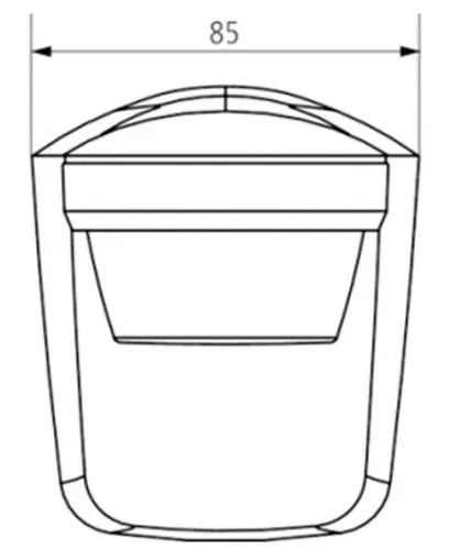 Датчик движения Theben theLUXA S360 BK - фото №7