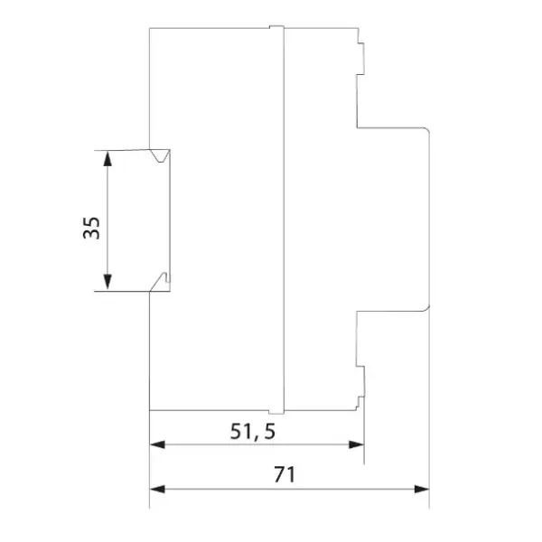 Реле контроля напряжения и тока Аско-Укрем RKV 4P 63A - фото №4