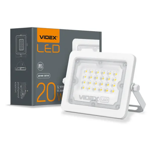 LED прожектор Videx F2e 20Вт 5000K (VL-F2e-205W) - фото №2