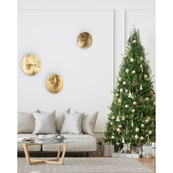 Бра, настенный светильник Nowodvorski 10281 Ring Wood M LED 1x10W 3000K 130Lm IP20 - фото №1