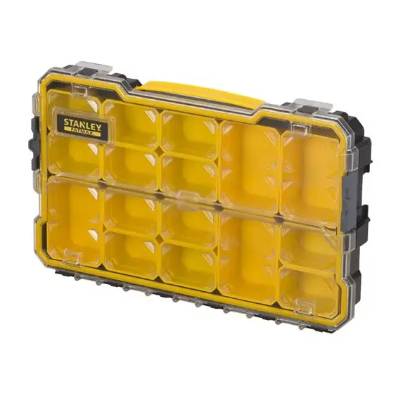 Мелкий влагозащищенный органайзер Stanley FMST1-75779 FatMax IP53 446х267х74мм Мелкий влагозащищенный органайзер Stanley FMST1-75779 FatMax IP53 446х267х74мм