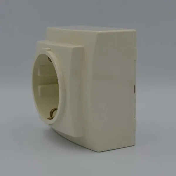 Розетка Nilson Themis кремова 1-на з заземленням ( 26121017 ) - фото №2