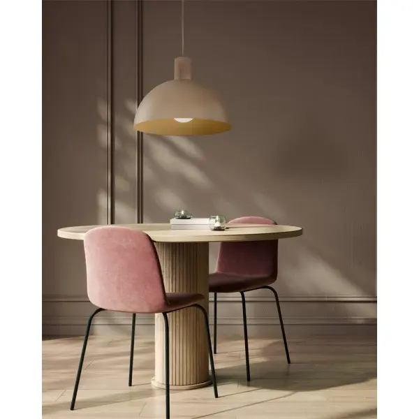 Підвісний світильник, люстра TK Lighting 11010 Oslo E27 1x15W IP20 бежевий - фото №1