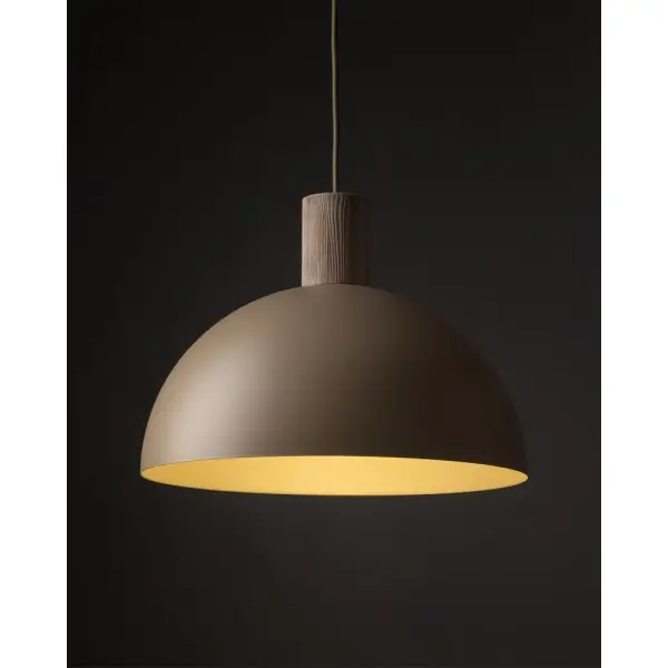 Підвісний світильник, люстра TK Lighting 11010 Oslo E27 1x15W IP20 бежевий - фото №2