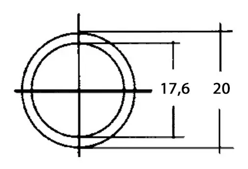 Універсальний кручений джгут DKC (чорний д.20/17,6) - фото №3