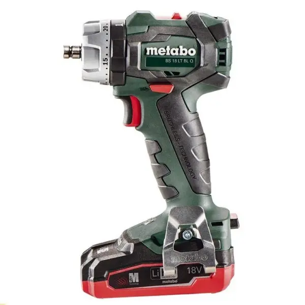 Акумуляторний дриль-шурупокрут безщітковий Metabo BS 18 LT BL Q 2x4Аг (602334800) - фото №1