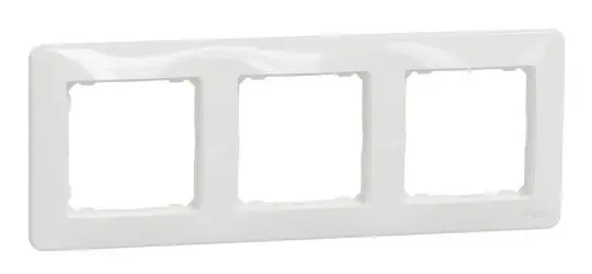 Рамка тройная Schneider Electric Sedna Design белая SDD311803 Рамка тройная Schneider Electric Sedna Design белая SDD311803