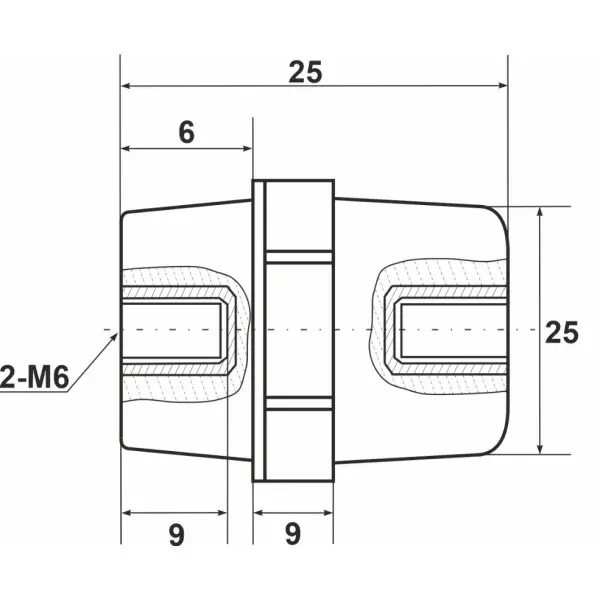 Шинний ізолятор Promfactor SM256R - фото №1