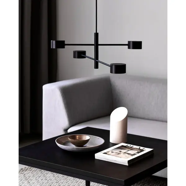 Подвесной светильник, люстра Nordlux 2010803003 Clyde LED 4x16W 2700K 350Lm IP20 черный - фото №1