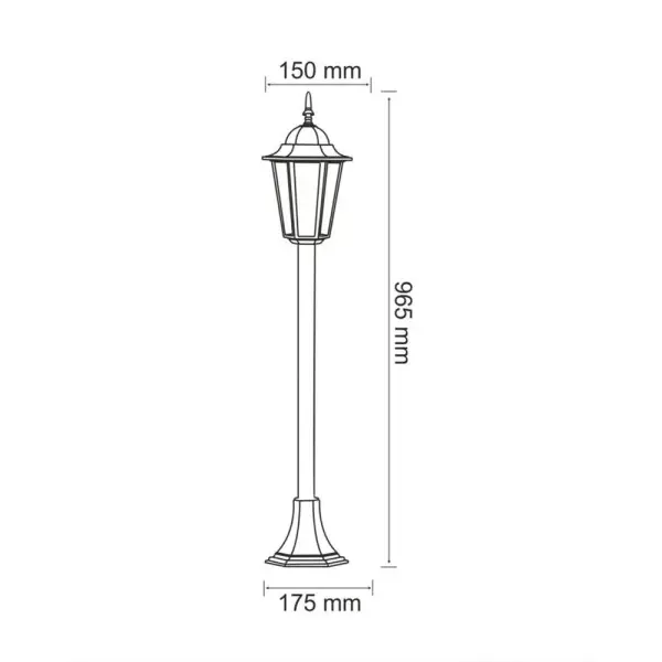 Уличный светильник Goldlux 202185 Liguria E27 1x20W IP43 PT - фото №2 Уличный светильник Goldlux 202185 Liguria E27 1x20W IP43 PT - фото №2