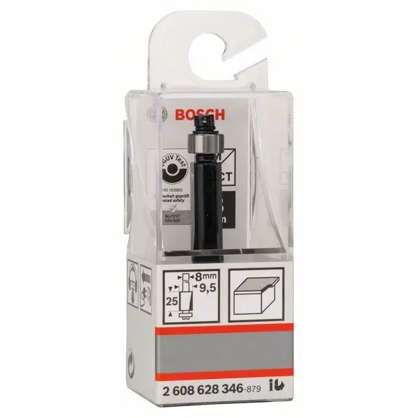 Фреза для вибірки Bosch Std S8/D9,5/L25,4 - фото №1