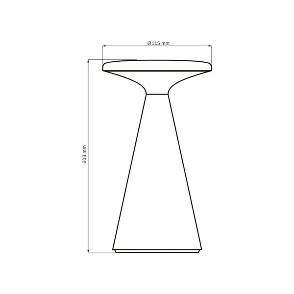 Світильник вуличний портативний Goldlux 329981 Paros LED 1x1.8W 2700K 160Lm IP44 чорний - фото №3 Світильник вуличний портативний Goldlux 329981 Paros LED 1x1.8W 2700K 160Lm IP44 чорний - фото №3