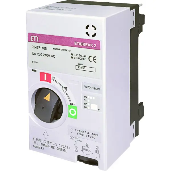 Мотор-привід для автоматичного вимикача ETI 004671166 MO2 125 AC230-240V