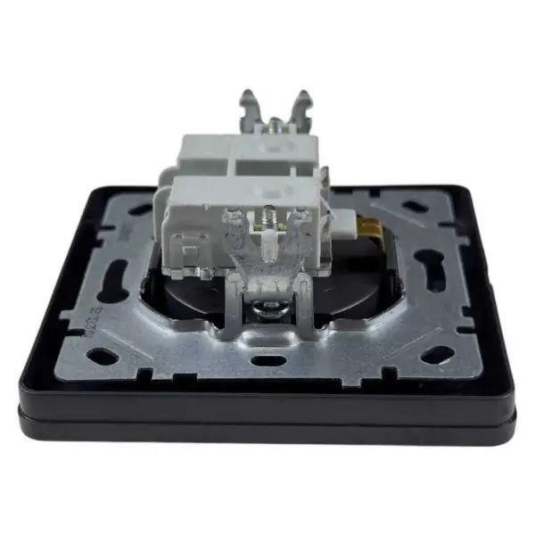 Розетка Nilson Selene антрацит 1-на з заземленням ( 23362517 ) - фото №2