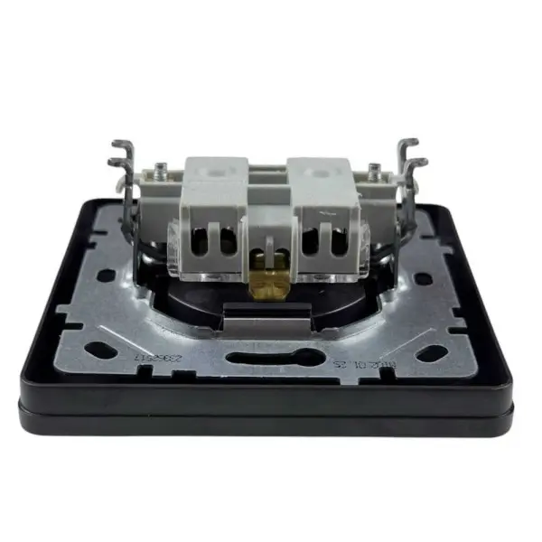 Розетка Nilson Selene антрацит 1-на з заземленням ( 23362517 ) - фото №3