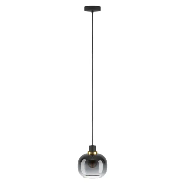 Подвесной светильник, люстра Eglo 99616 Oilella E27 1x40W IP20 дымчатый - фото №3