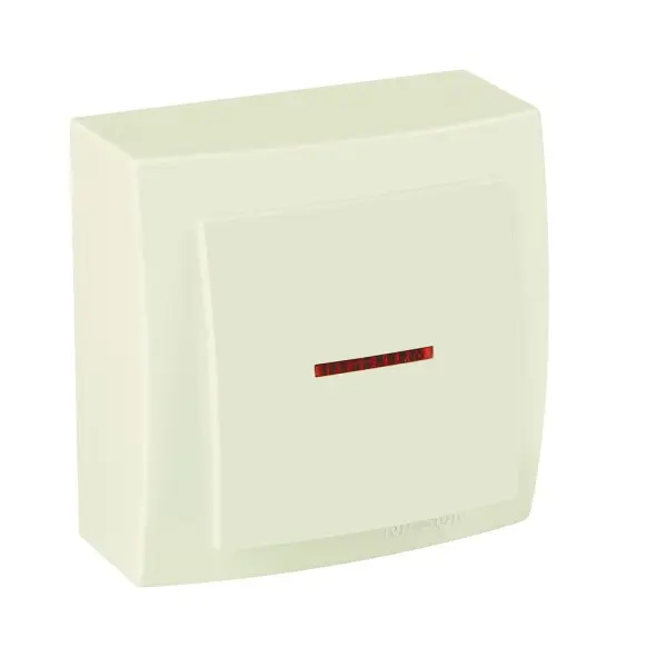 Вимикач Nilson Themis кремовий 1кл з підсвіткою ( 26121002 )