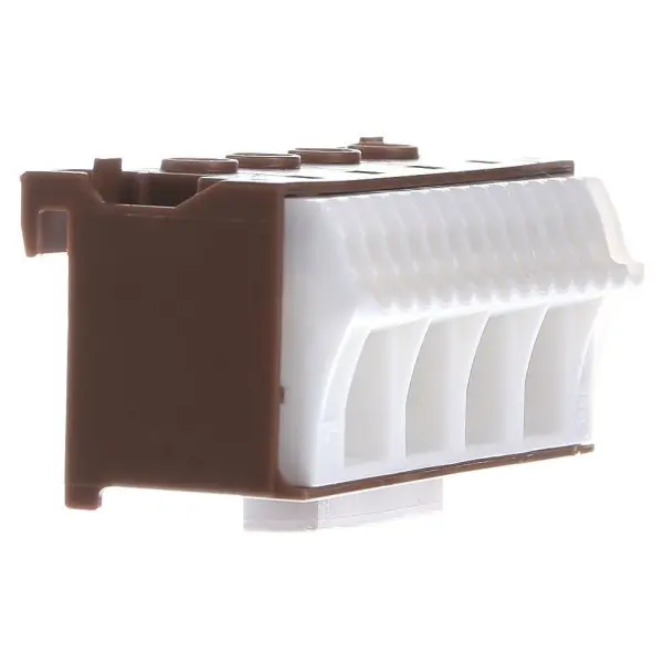 Блок фазных клемм 4x16мм2+14x4мм2 Hager - фото №2