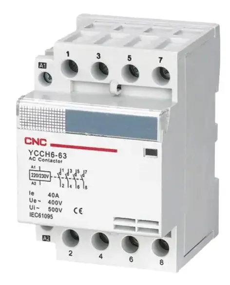 Модульний контактор CNC YCCH6-63 4Р 220В 4NO (Б00028779)