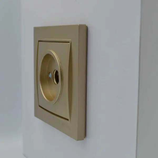 Розетка Nilson Thor золото TV кінцева ( 27151029 ) - фото №2