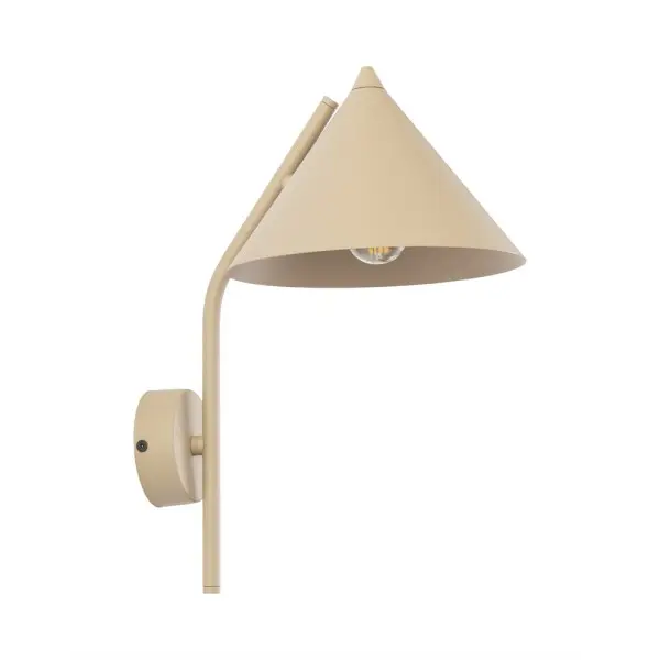 Бра, настенный светильник TK Lighting 11474 Cono E27 1x15W IP20 бежевый - фото №3