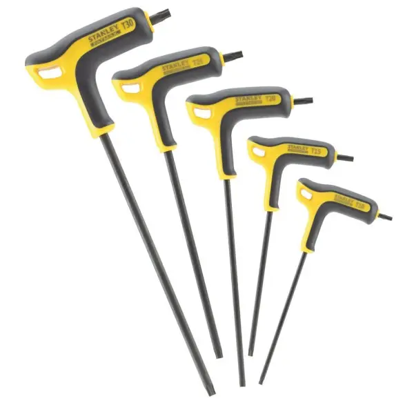 Набор торцевых ключей Stanley FMHT0-69048 Torx с резиновой ручкой (5шт)
