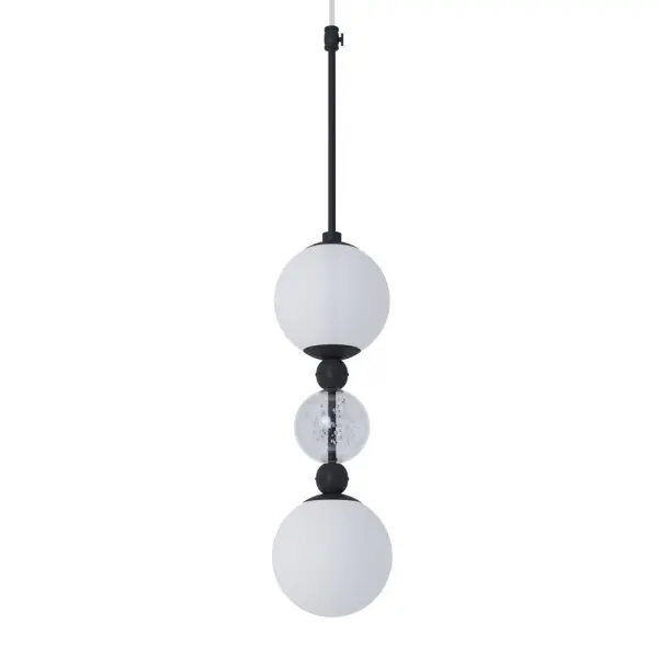 Подвесной светильник, люстра Pikart 24910-3 Bubbles 2 G9 2x15W IP20 черный - фото №1 Подвесной светильник, люстра Pikart 24910-3 Bubbles 2 G9 2x15W IP20 черный - фото №1