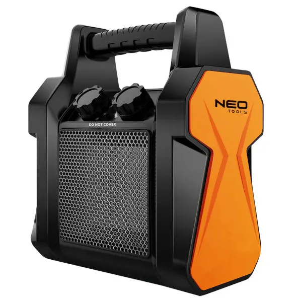 Переносний керамічний обігрівач Neo Tools PTC 2 кВт із потоком повітря-139 м³/год (90-060) Переносний керамічний обігрівач Neo Tools PTC 2 кВт із потоком повітря-139 м³/год (90-060)