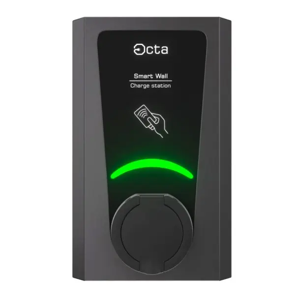 Коммерческая зарядная станция Octa Energy SW107-S Smart Wall на 7кВт (розетка 1ф) - фото №1
