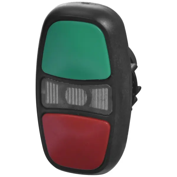 Подвійна кнопка-модуль ETI NSE-PB2I/RG з підсвіткою зелена/червона (4774072)