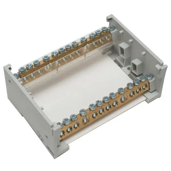 Блок розгалужувач Hager 100A (вхід 1х35мм2; вихід 1х25мм2+10х16мм2) - фото №1