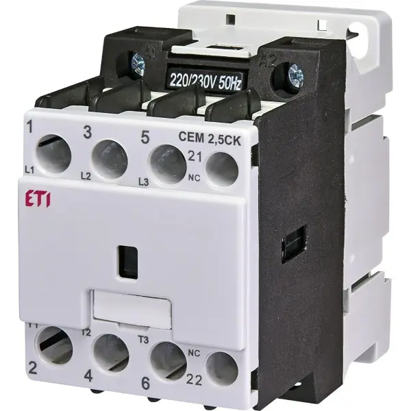 Контактор ETI 004643803 CEM 2,5CK.01 (2.5 кВАр 400-440V) Контактор ETI 004643803 CEM 2,5CK.01 (2.5 кВАр 400-440V)