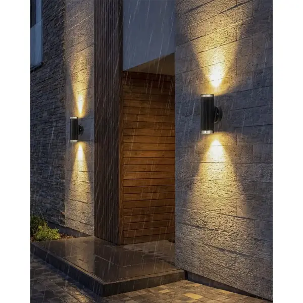 Вуличний світильник Kanlux 46201 Radilo GU10 2x11W IP44 чорний - фото №1