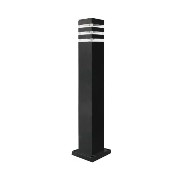 Уличный светильник Goldlux 316189 Teksas E27 1x12W IP44 Gr