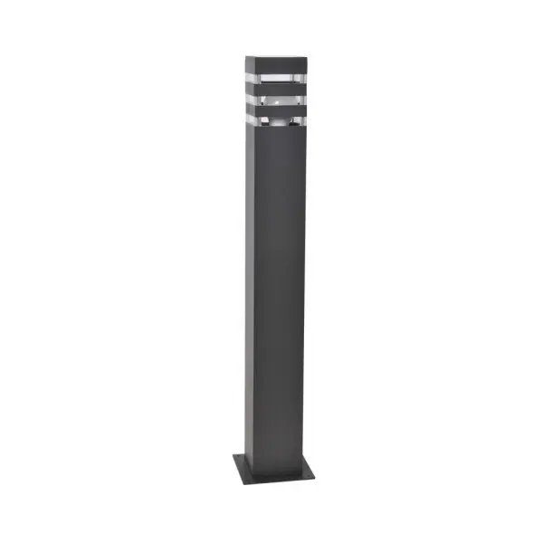Уличный светильник Goldlux 316189 Teksas E27 1x12W IP44 Gr - фото №1